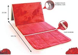 Foldable Travel Prayer Mat with Back Support – Soft & Padded Islamic Sajadah for Comfortable Prayers